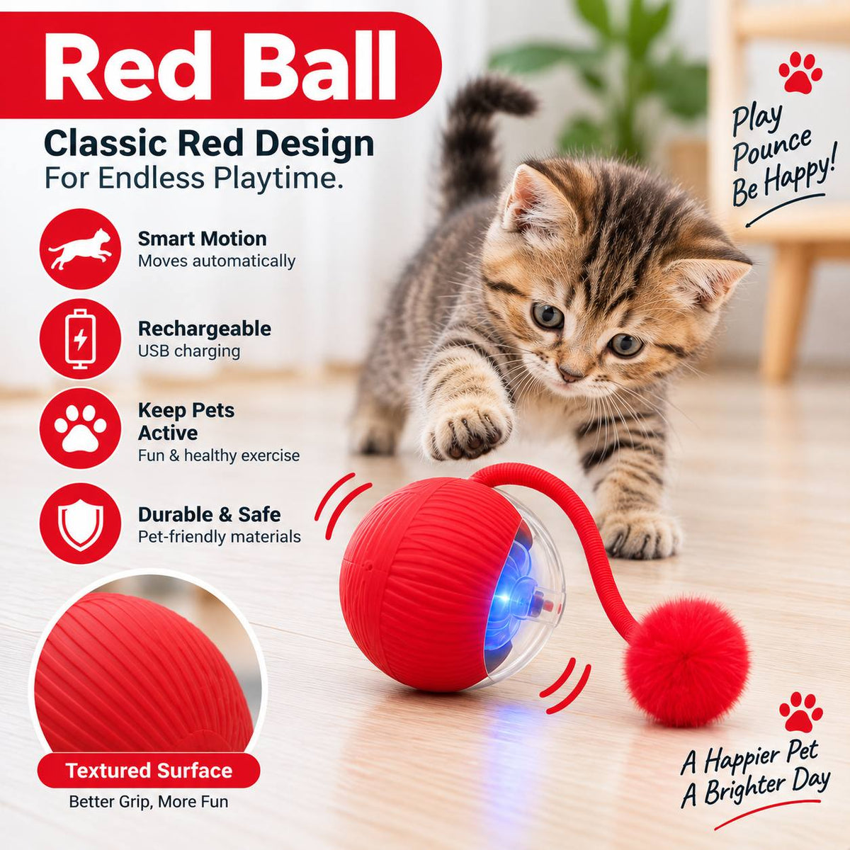 Velmora Smart Interactive Rolling Ball™