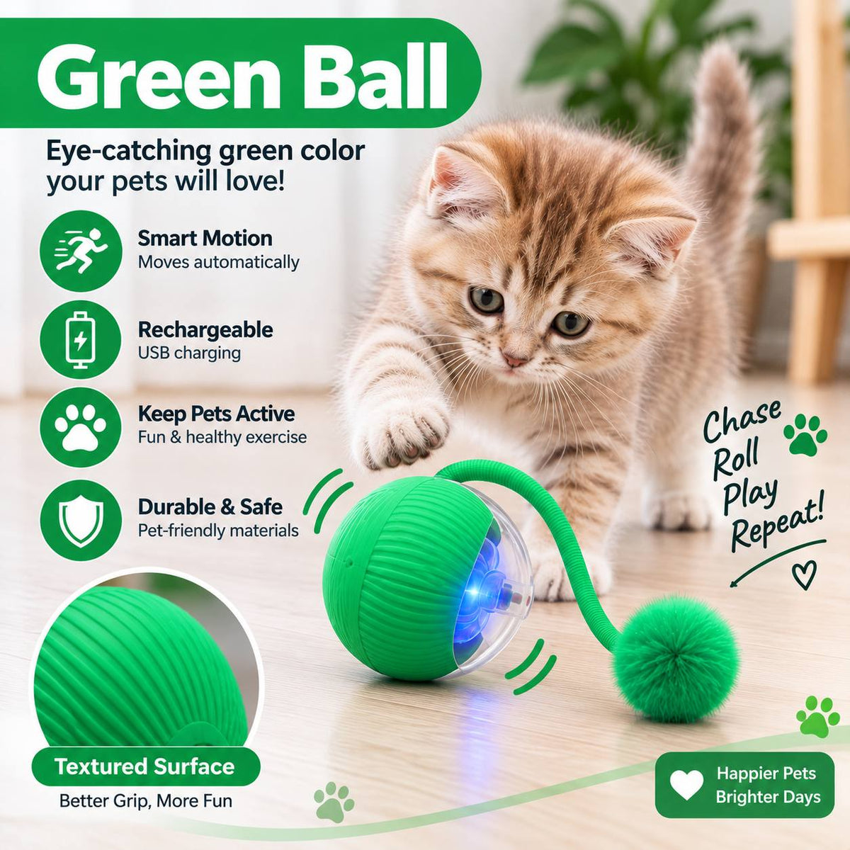 Velmora Smart Interactive Rolling Ball™