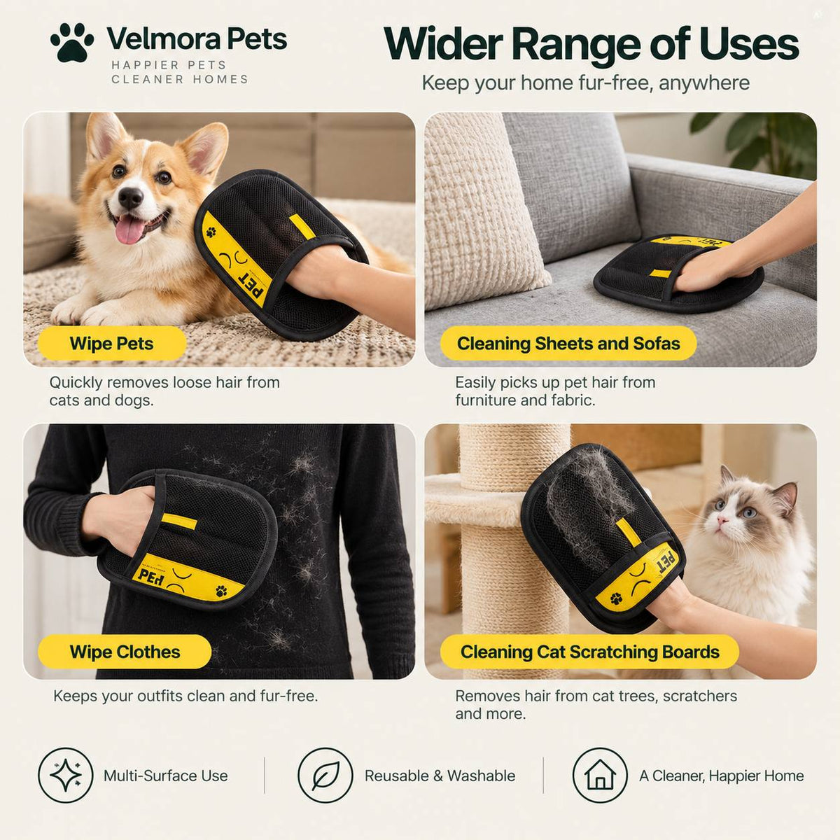 Velmora 2-in-1 Pet Hair Remover™
