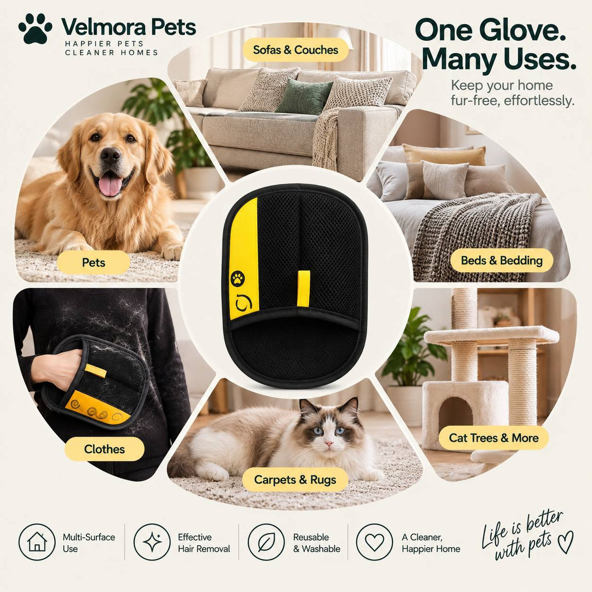 Velmora 2-in-1 Pet Hair Remover™