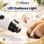 Velmora Quiet LED Pet Nail Grinder™