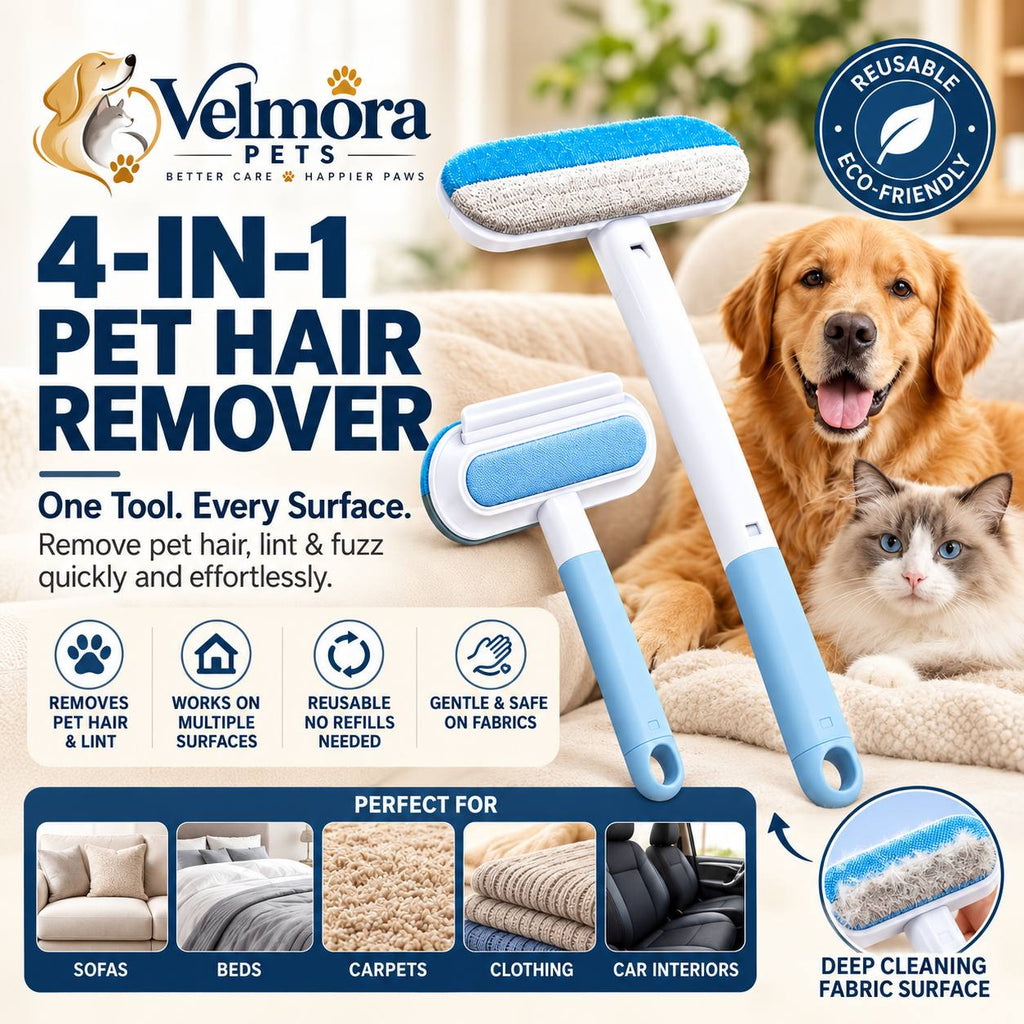 Velmora 4-in-1 Pet Hair Remover™