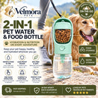 Velmora 2-in-1 Pet Water Bottle™