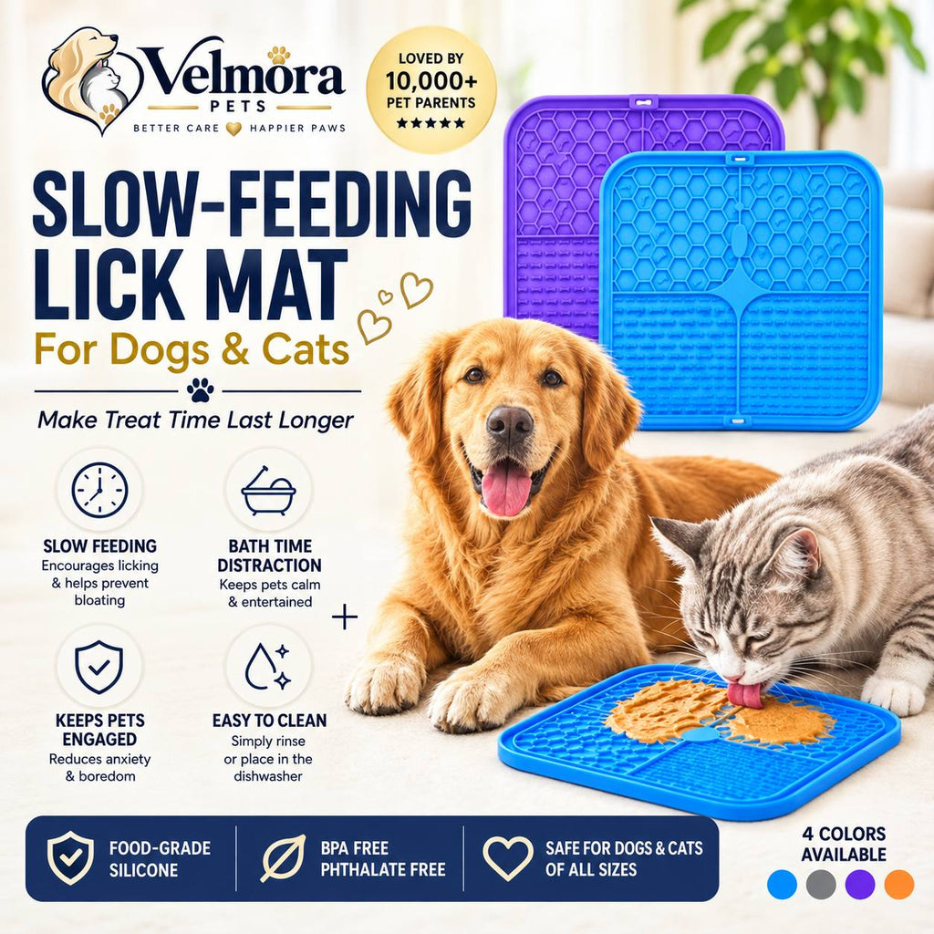 Velmora Slow-Feeding Lick Mat™