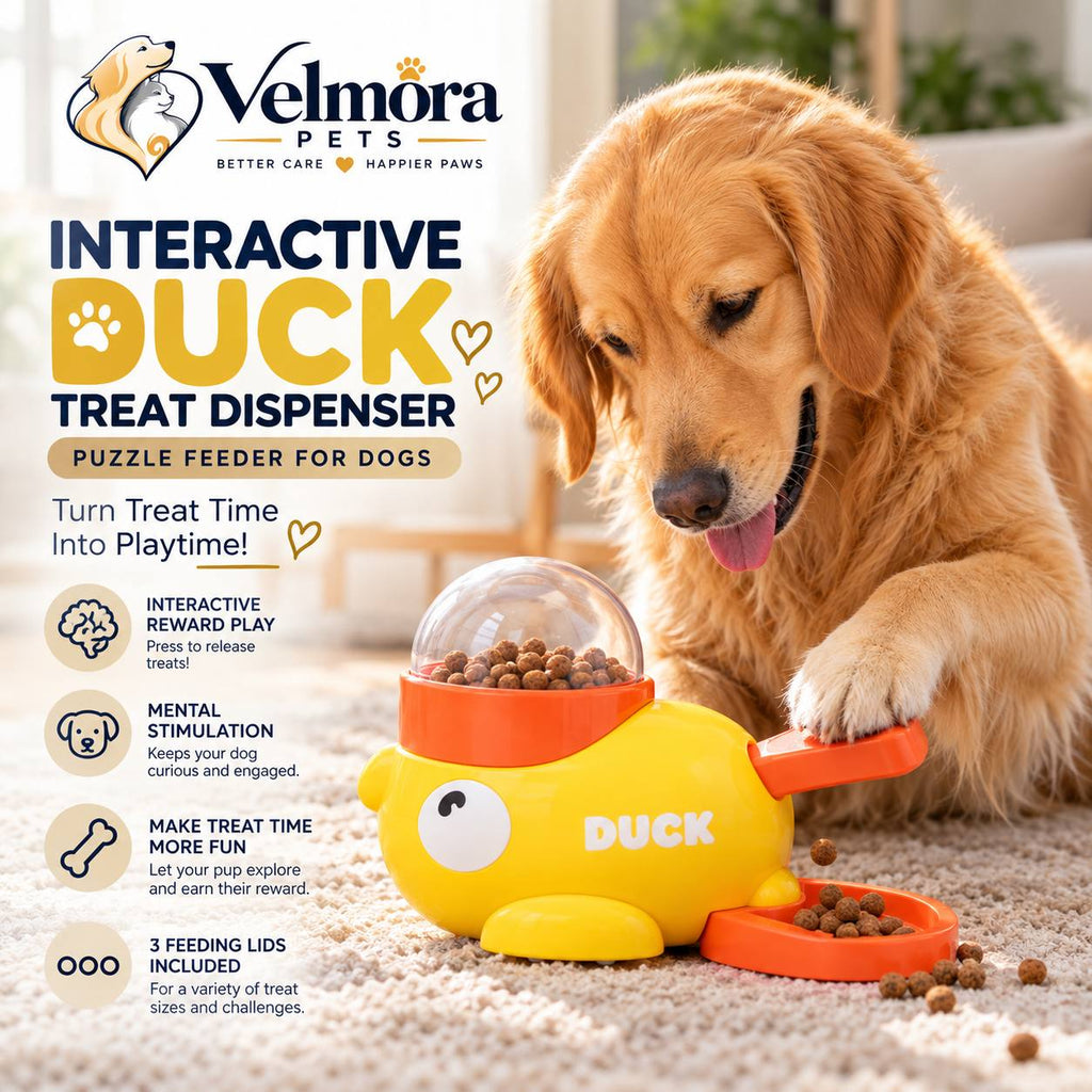 Velmora Interactive Duck Treat Dispenser™