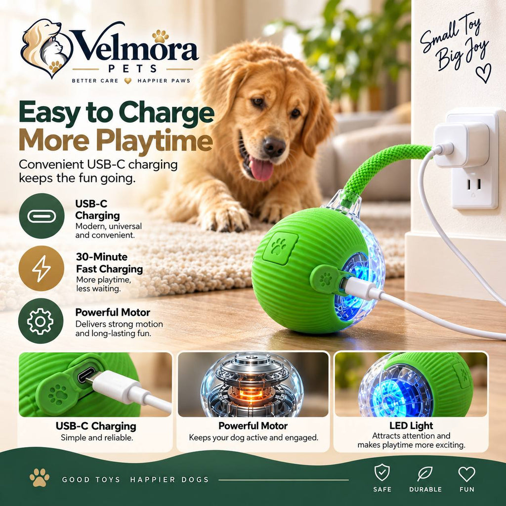 Velmora Smart Interactive Rolling Ball™