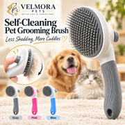 Self-Cleaning Grooming Brush